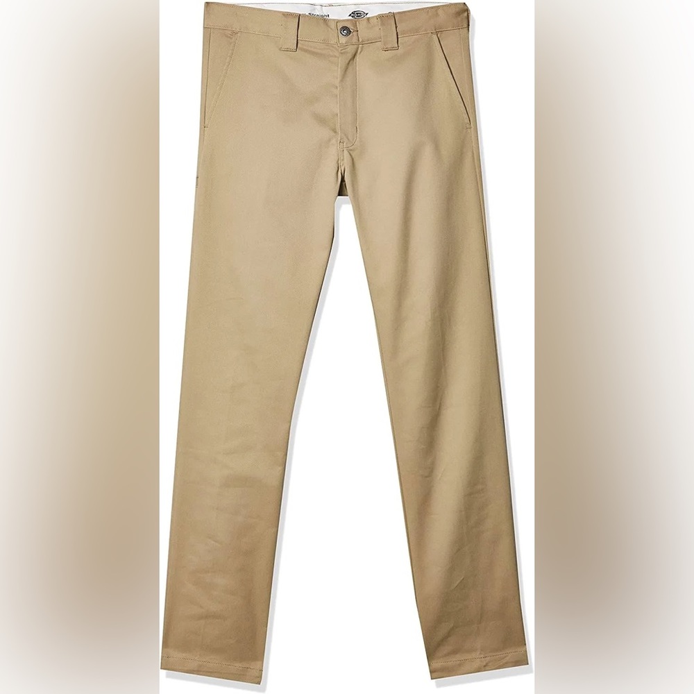 Dickies boys skinny straight khaki pants Sz 16 excellent